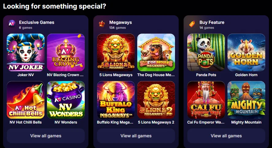 NV Casino Spela Nu